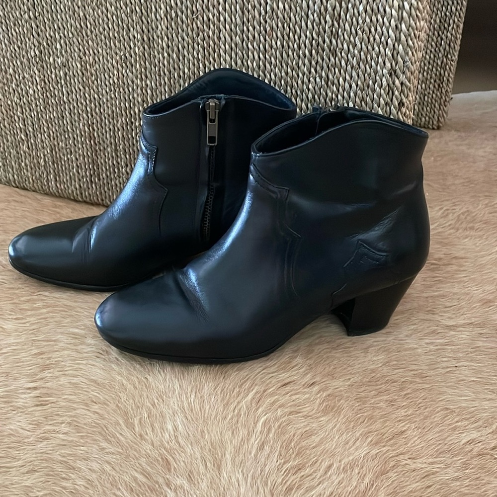 Isabel Marant Dicker boot “black on black” leather size 38